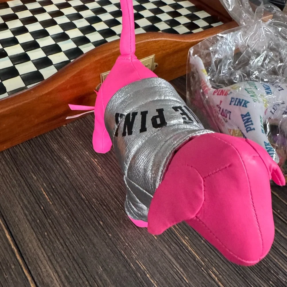 Victoria’s Secret pink dogs bundle VS DOGS pups confetti opening day dog vest - Picture 2 of 13
